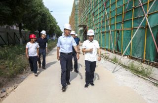 澧縣縣委書(shū)記王啟武等一行督導(dǎo)湖南萌恒項(xiàng)目建設(shè)